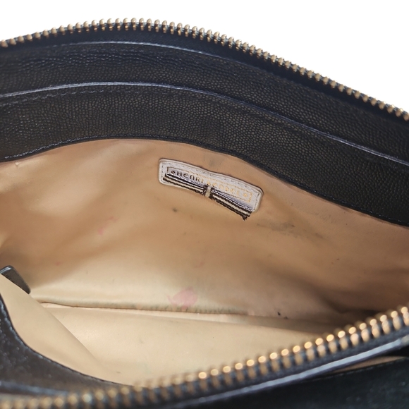 Henri Bendel Black Leather Crossbody Purse - Picture 7 of 8